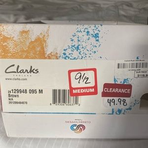Size 9 1/2 medium brown Clark’s Cloudsteppers